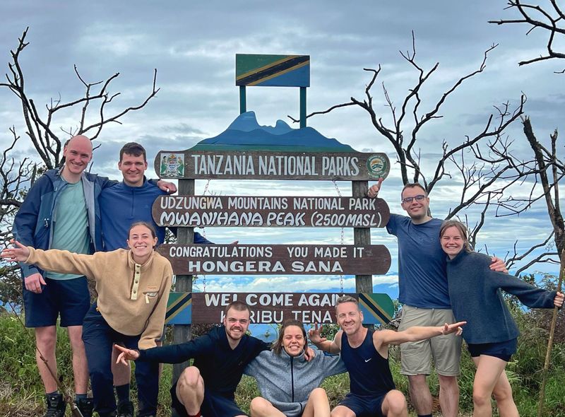 Groepsreis Tanzania Udzungwa Mountains samen op de top