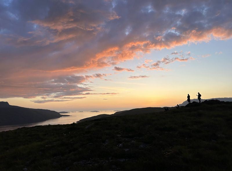 Groepsreis Schotland jongerenreis zonsondergang
