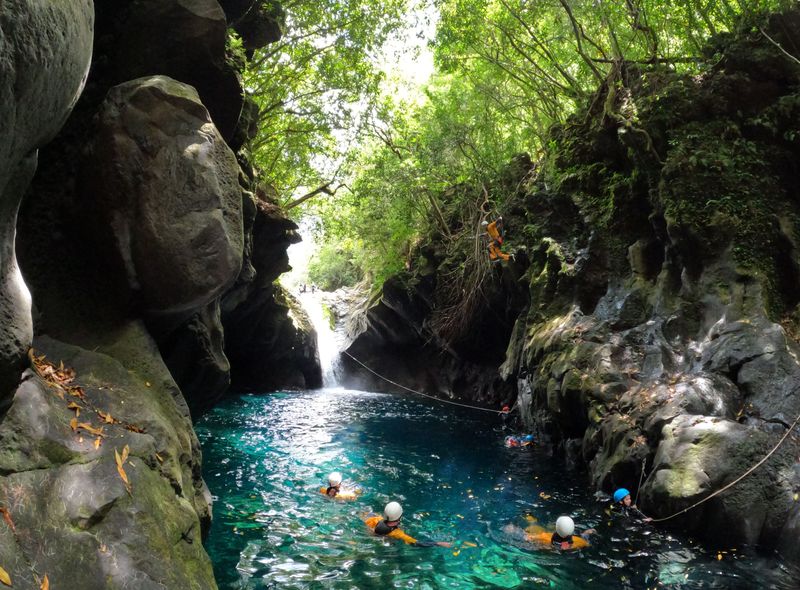 Groepsreis Réunion canyoning in Langevin