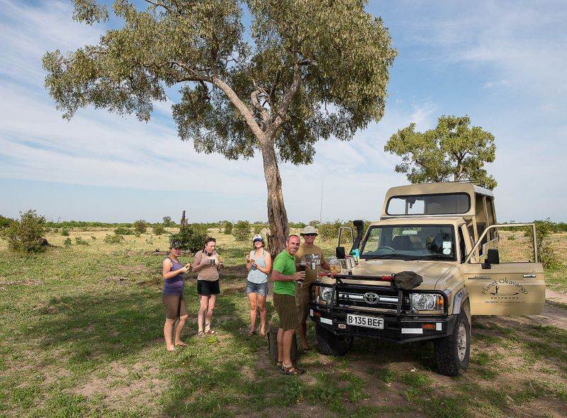 Groepsreis Botswana transport Land Cruiser