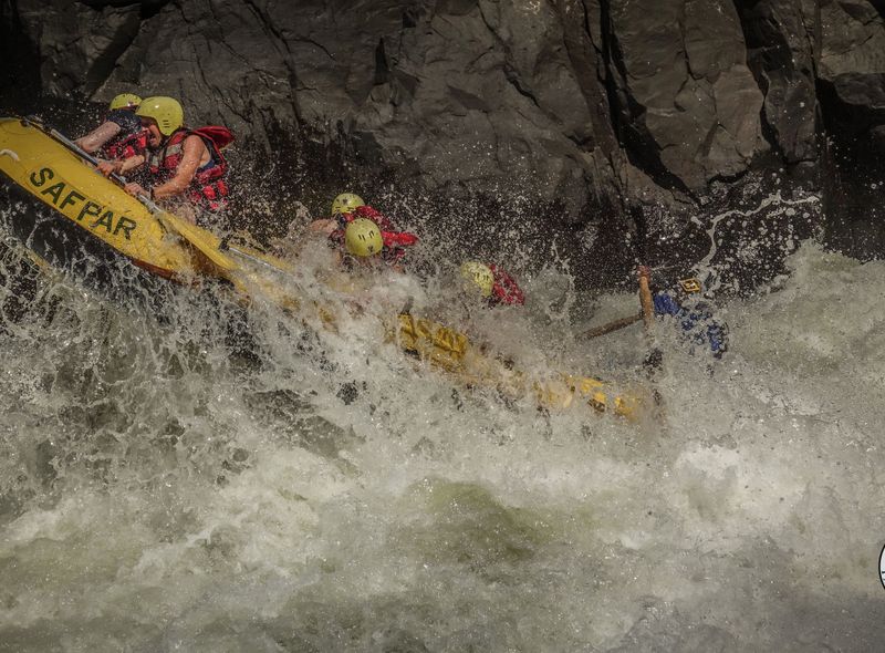 Zambia groepsreis raften op de Zambezi