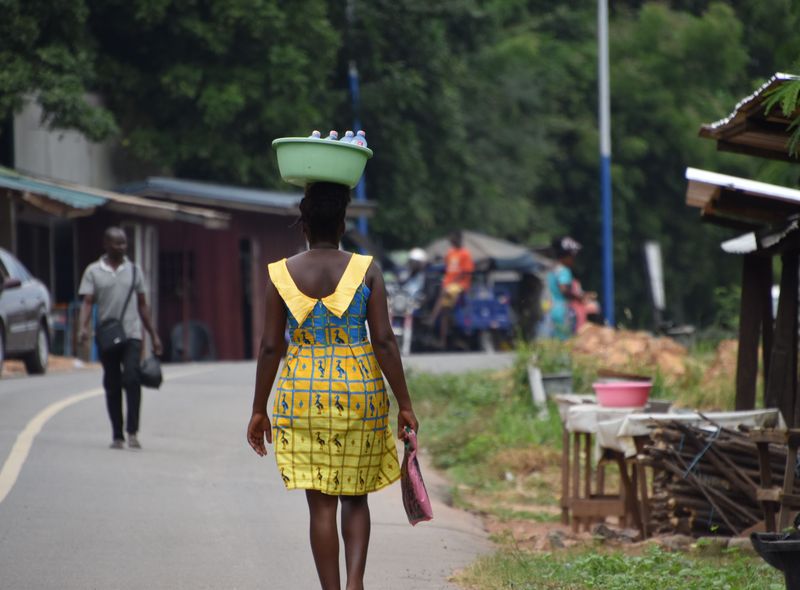 Groepsreis Ghana onderweg straatbeeld