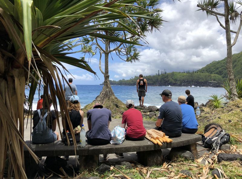 Groepsreis Réunion picknick aan de kust