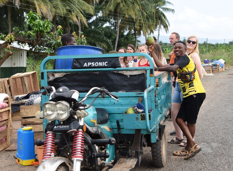 Groepsreis Ghana lokaal transport