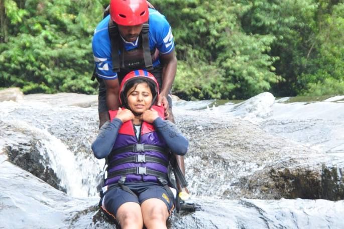 Groepsreis Sri Lanka canyoning in Kitulgala