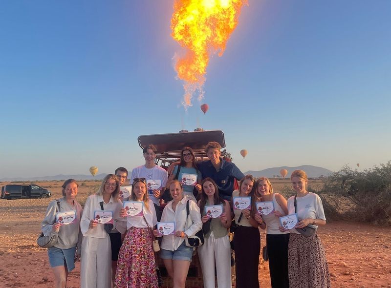 Groepsreis Marokko Citytrip ballonvaart Marrakesh