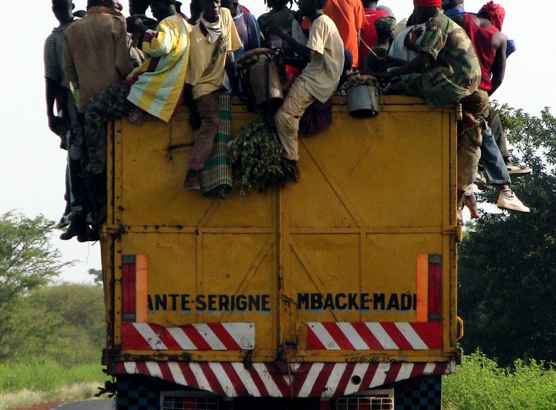 Groepsreis Senegal onderweg