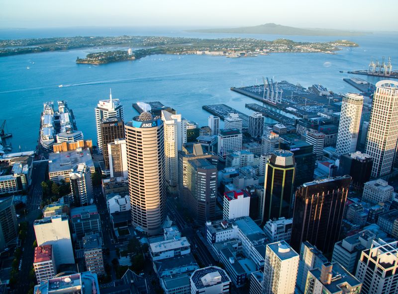 Groepsreis Nieuw-Zeeland stadszicht skyline