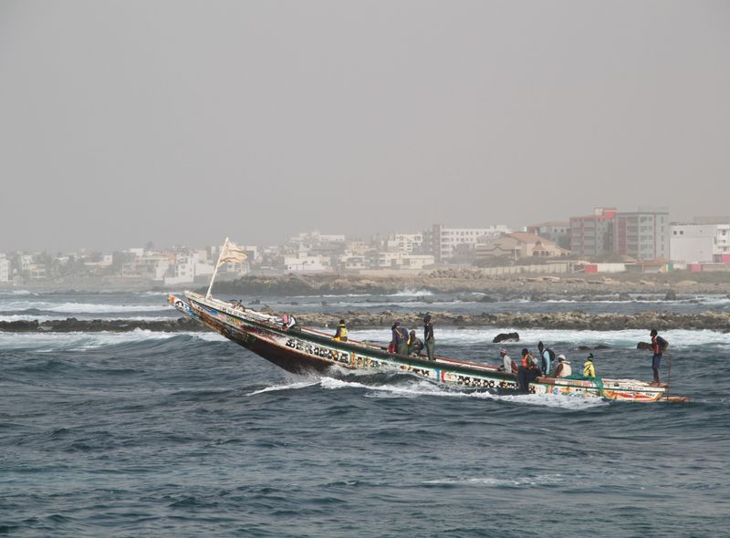 Groepsreis Senegal vissers in Dakar