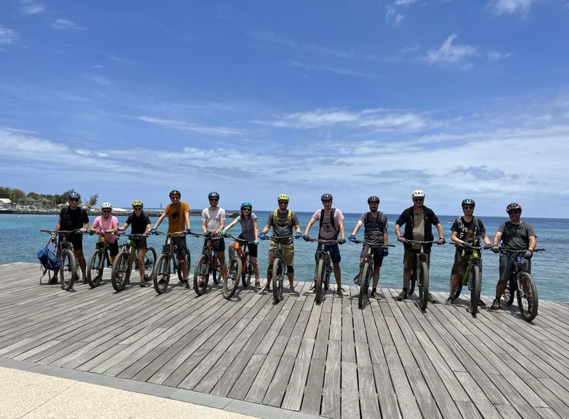 Groepsreis Réunion fietstocht op mountainbikes