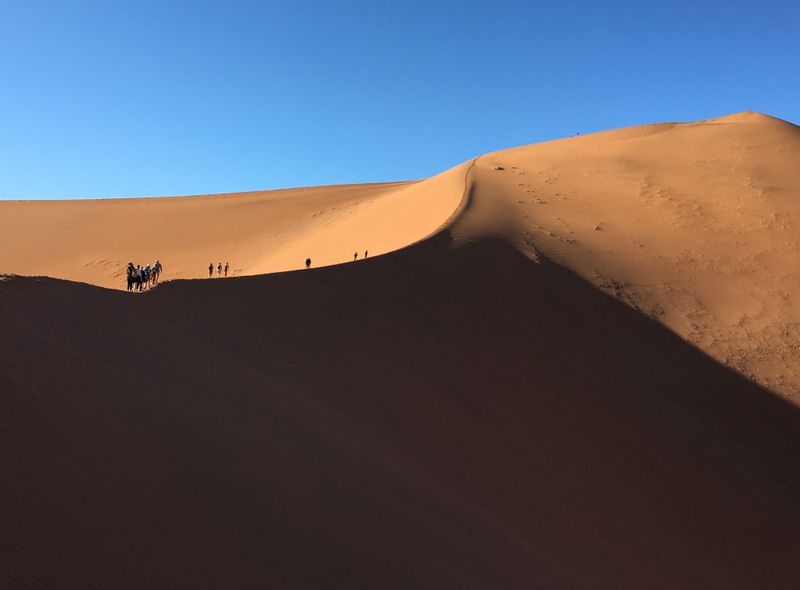 Groepsreis Comfort Big Daddy Dune duinen Sossusvlei Namibië Namib-Naukluft