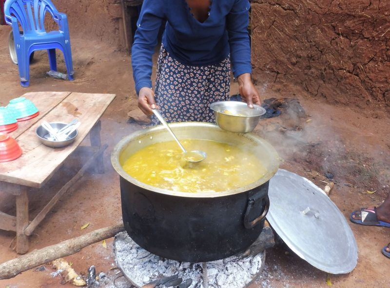 Groepsreis Ethiopië onderweg lunchpauze