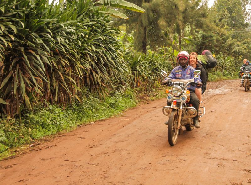 Groepsreis Kenia en Tanzania boda boda vervoer