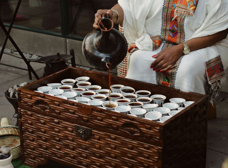 Groepsreis Ethiopië koffieceremonie