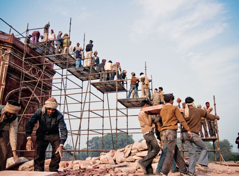 Groepsreis India noorden openbare werken in Delhi