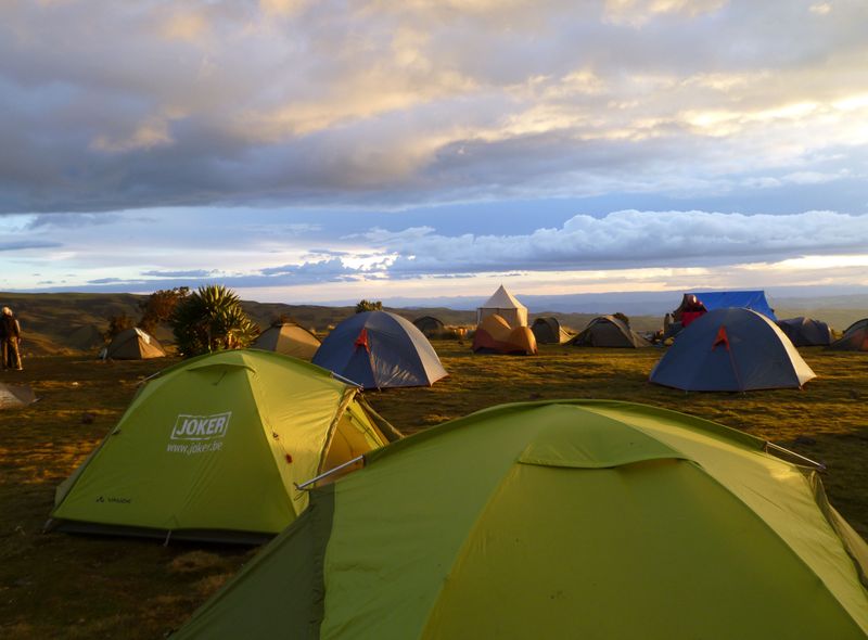 Groepsreis Ethiopië tenten kamperen