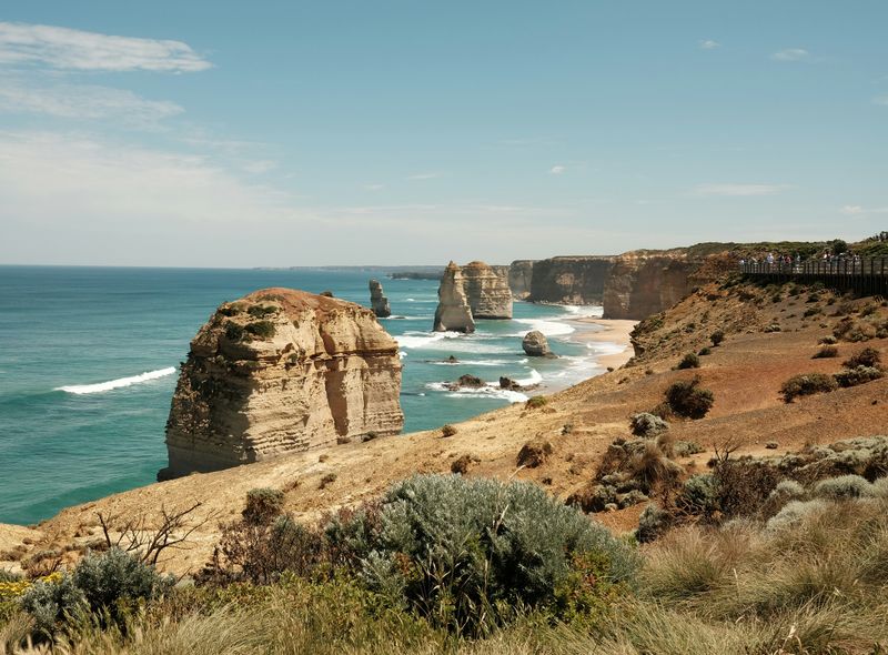 Groepsreis Australië rotsen in de zee Great Ocean Road