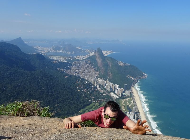 Groepsreis Brazilië rotsklimmen in Rio de Janeiro
