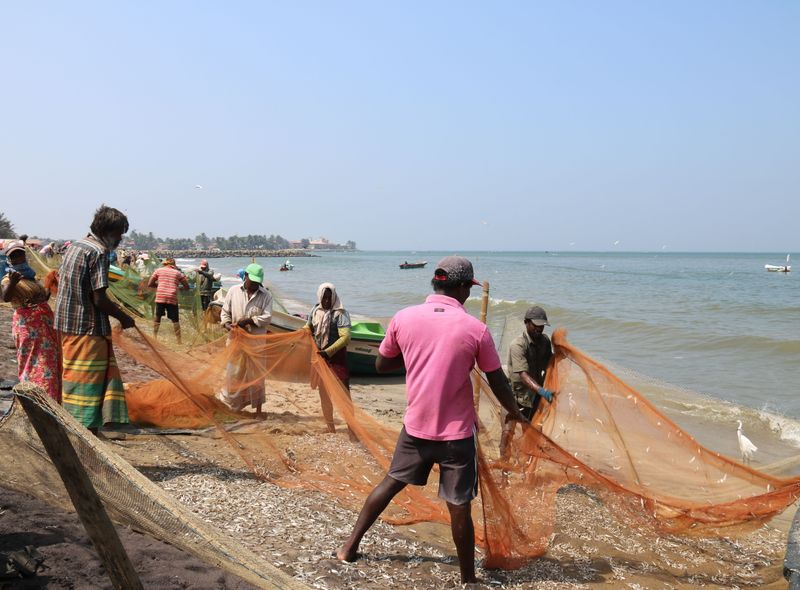 Groepsreis Sri Lanka natuurreis vissers in Negombo