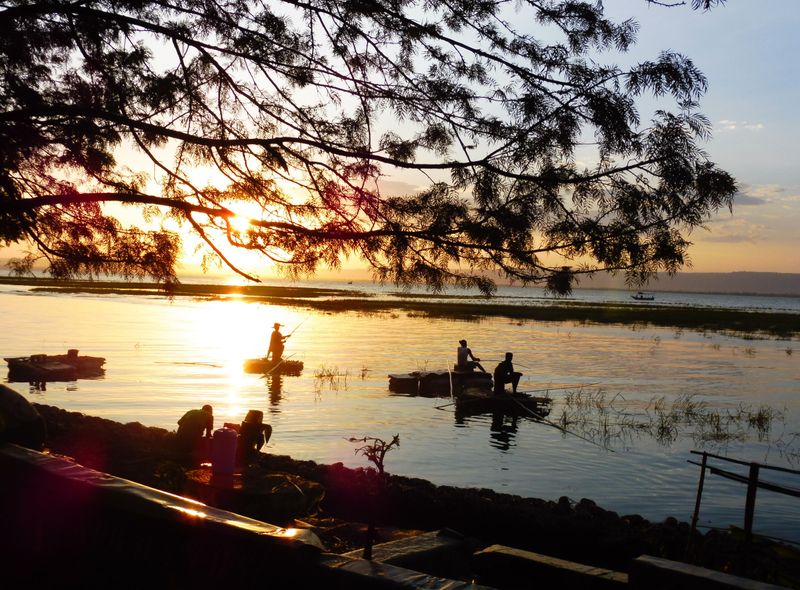 Groepsreis Ethiopië Awassa zonsondergang
