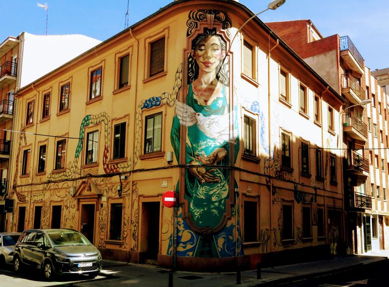 Groepsreis Spanje Castilië street art