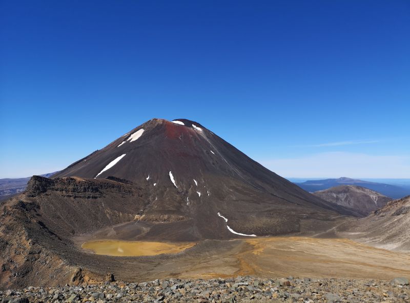 Groepsreis Nieuw-Zeeland vulkaan
