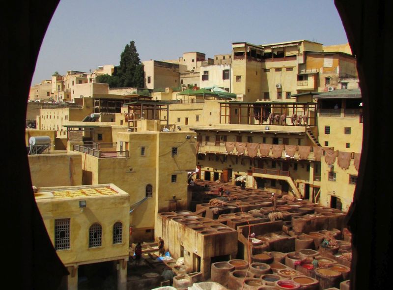 Marrakech groepsreis leerlooierij