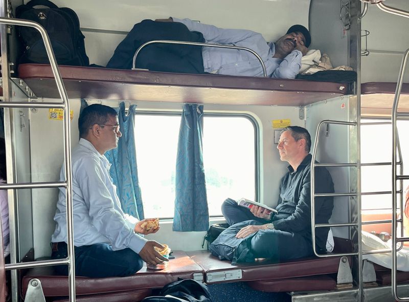 Groepsreis India onderweg met de trein