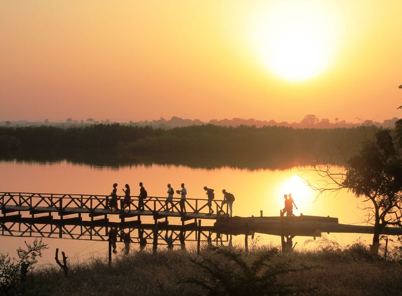 Groepsreis Senegal zonsopgang
