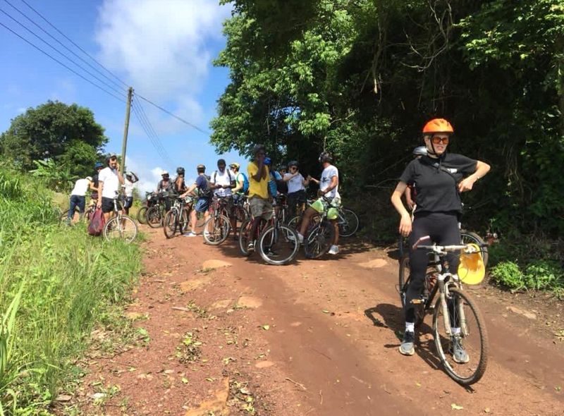 Groepsreis Ghana fietstocht Aburi