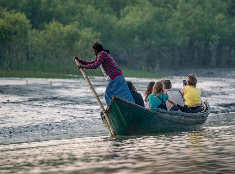 Groepsreis India en Bhutan boottocht Sundarbans