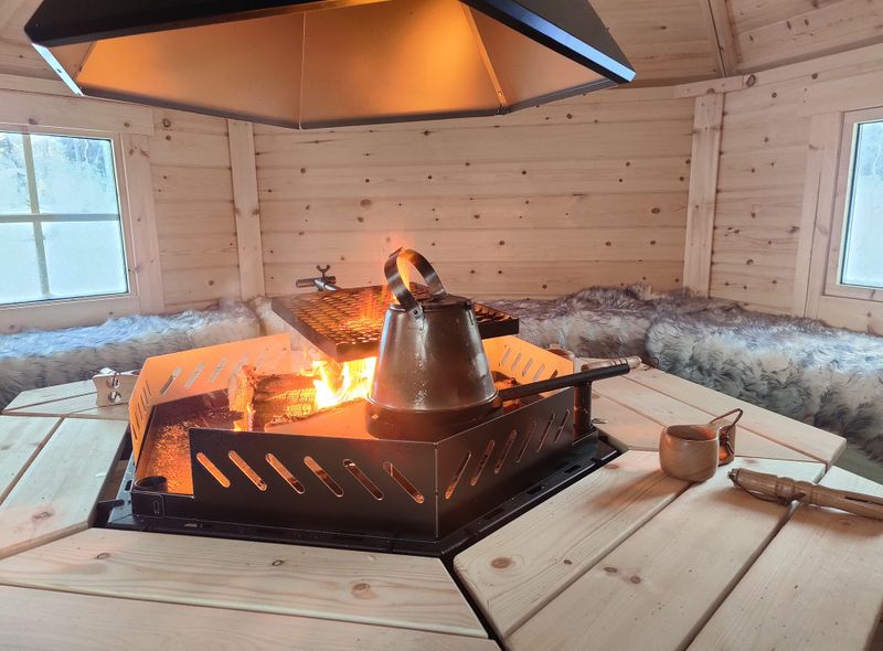 Warme hut Zweden