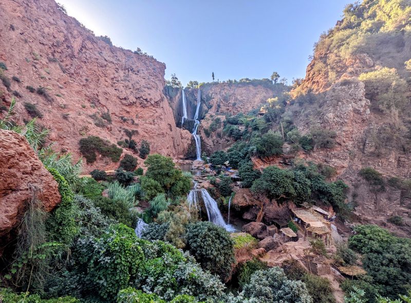 Groepsreis Marokko jongerenreis watervallen van Ouzoud