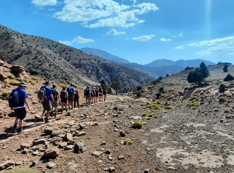 Groepsreis Marokko trekking door Atlasgebergte