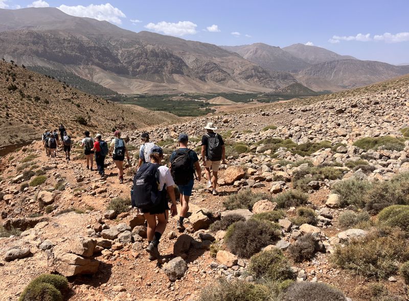 Groepsreis Marokko wandeltocht trekking Atlas bergen