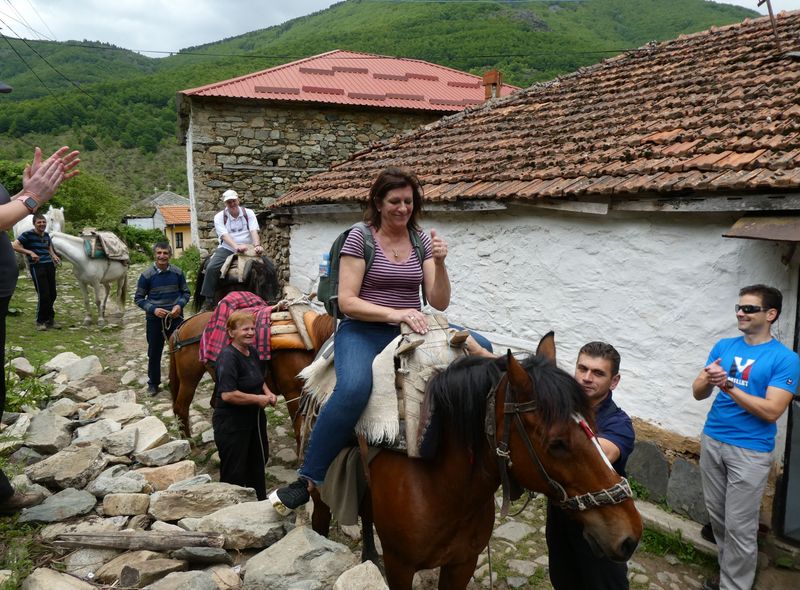 Albanië groepsreis, paardrijden