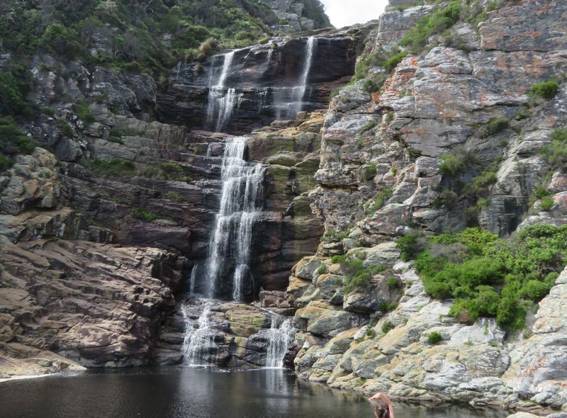Groepsreis Zuid-Afrika jongerenreis waterval in Tsitsikamma National Park