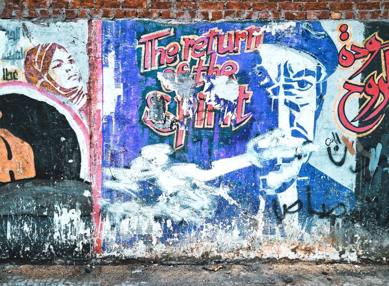 Egypte graffiti art