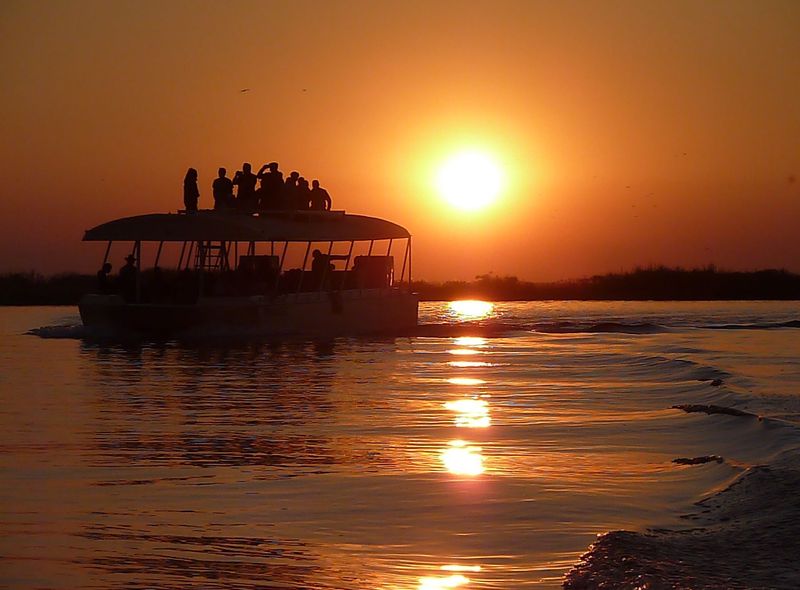 dwars door Zuid-Afrika Botswana Zimbabwe safari