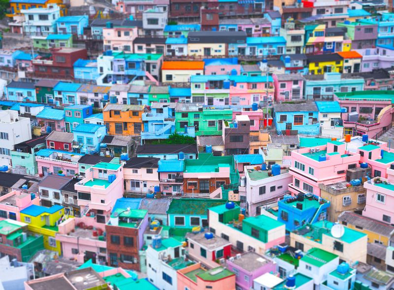 Gamcheon - https://pixabay.com/photos/gamcheon-culture-village-busan-6591589/