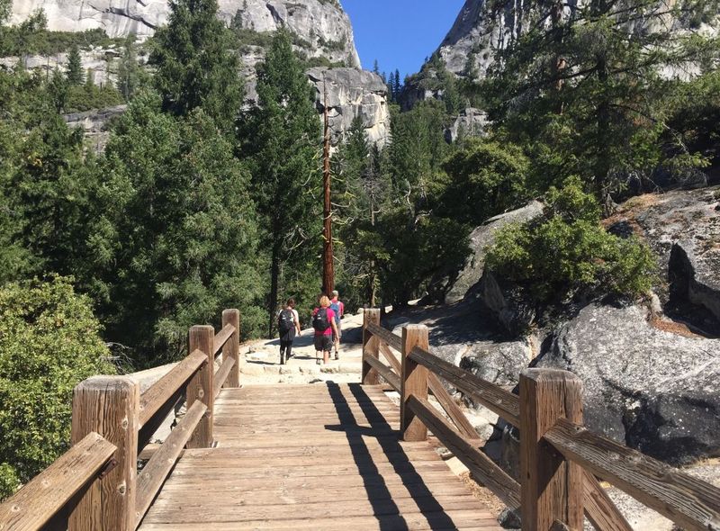 Wandelen in Yosemite National Park USA