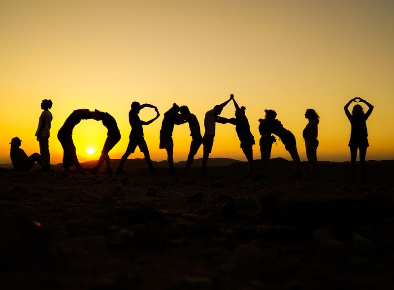 Groepsreis Jordanië zonsondergang