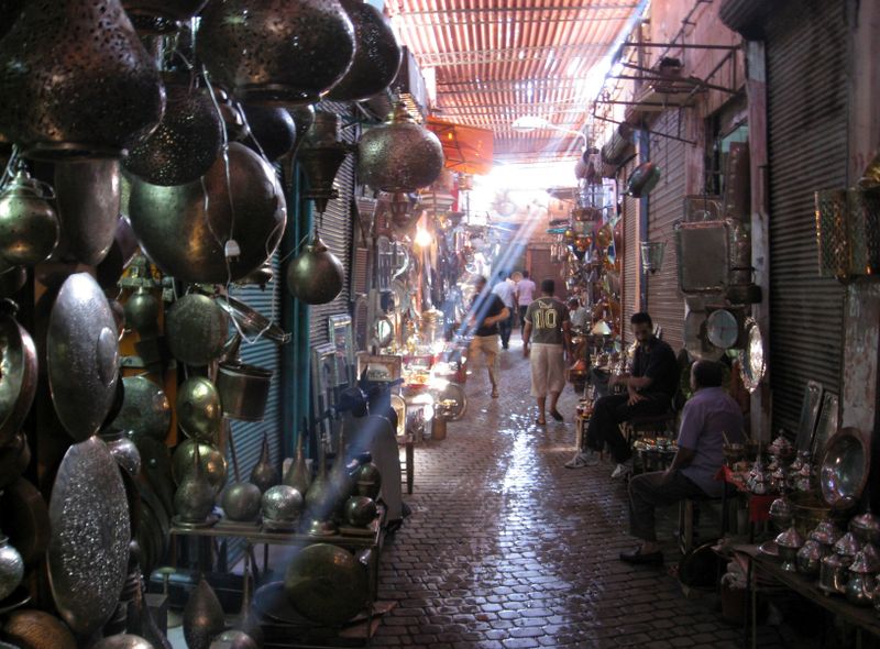 Marokko souk bazaar Marrakech