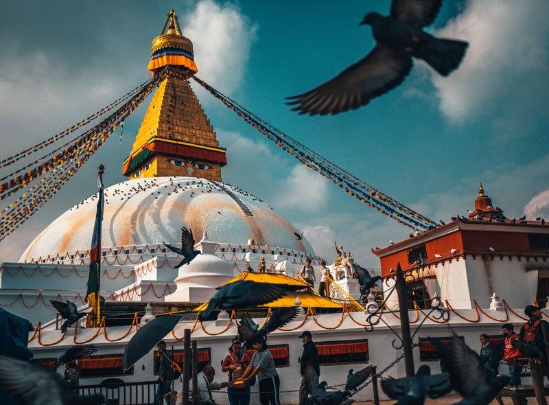 Bodhnath Stupa groepsreis Nepal