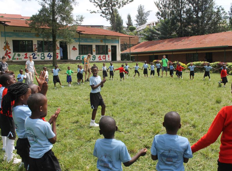 Oeganda Fort Portal school klas