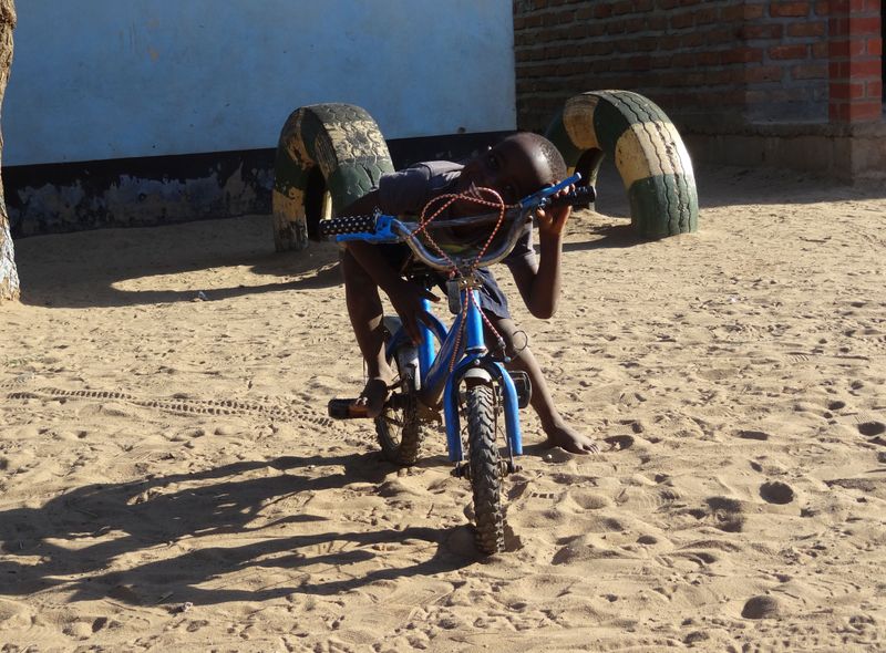 Zambia fietstocht groepsreis