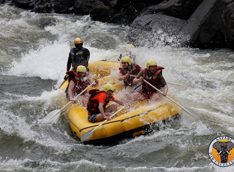 Zambia rafting op de Zambezi bij de Victoria Falls