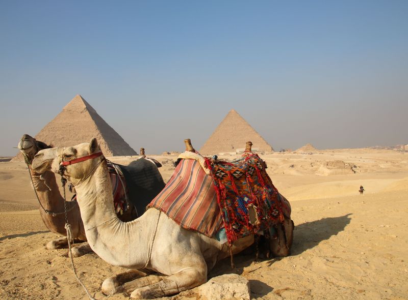 Groepsreis Egypte piramides van Gizeh in Caïro