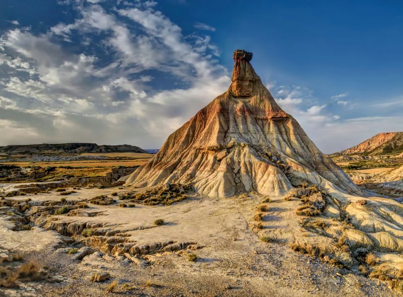 Groepsreis Spanje Campervans Bardenas Reales semi-woestijn in Navarra