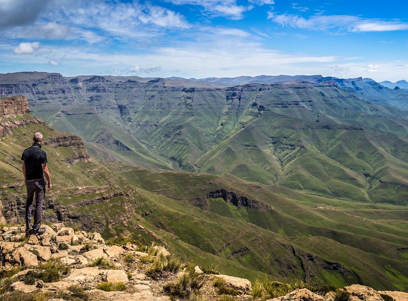 Groepsreis Zuid-Afrika en Lesotho uitzicht Drakensbergen